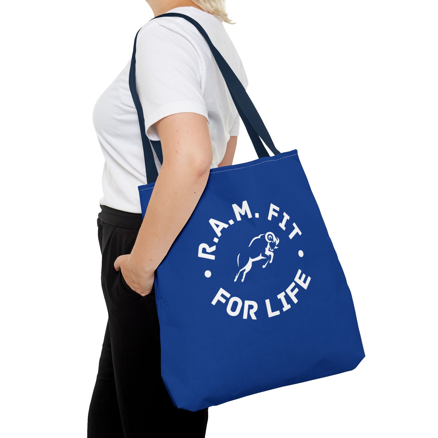 R.A.M. Fit For Life Tote Bag - Durable Blue Gym and Everyday Carry