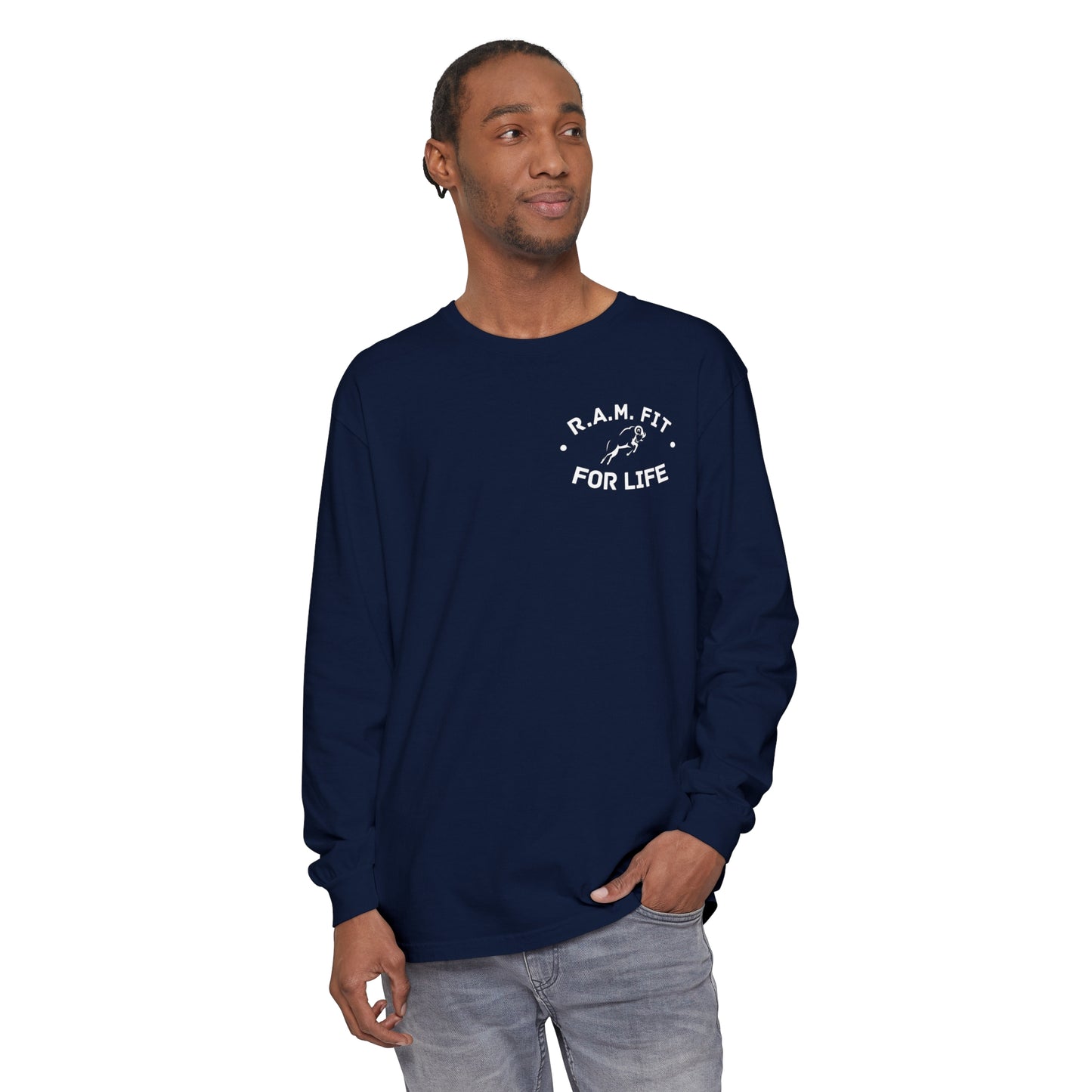 Motivational Long Sleeve T-Shirt - R.A.M. Fit for Life