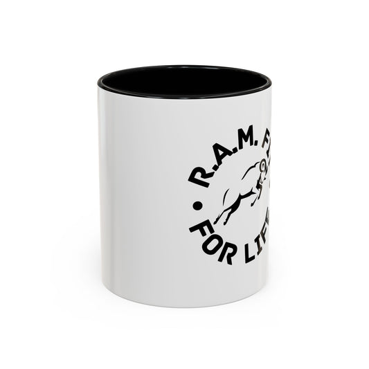 R.A.M. Fit For Life Accent Coffee Mug - Motivational Drinkware