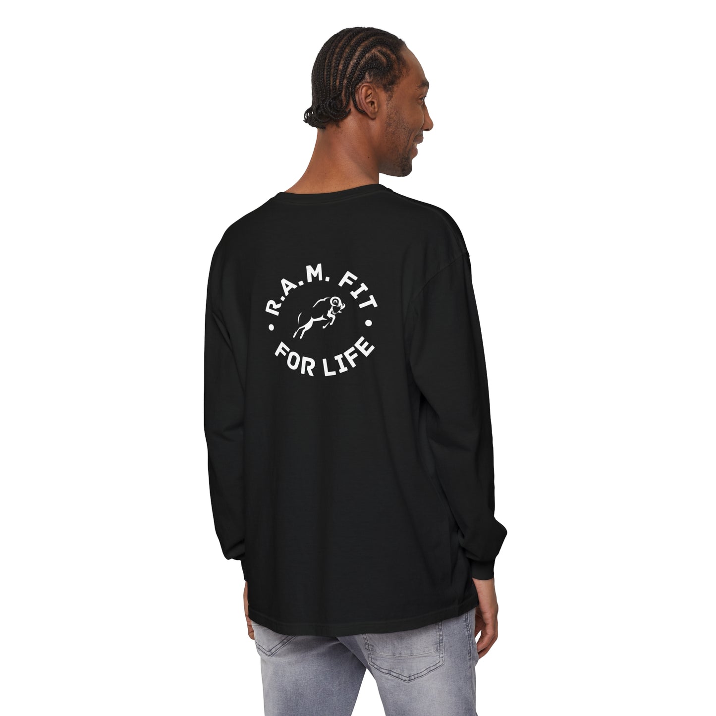 Motivational Long Sleeve T-Shirt - R.A.M. Fit for Life