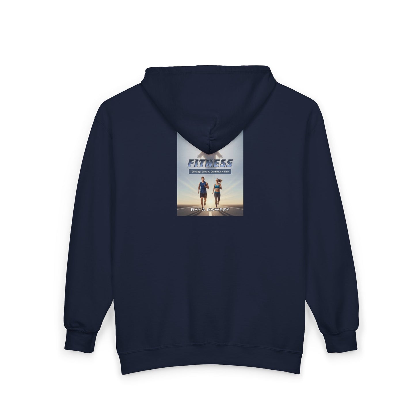 Unisex Heavy Blend™ Full Zip Hooded Sweatshirt- Faith & Fitness On Back